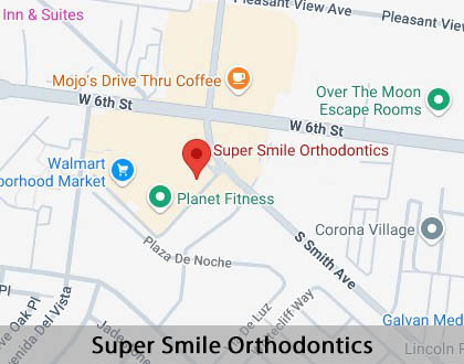 Map image for Phase One Orthodontics in Corona, CA